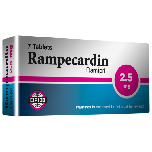 RAMPECARDIN 2.5 MG 7 TAB