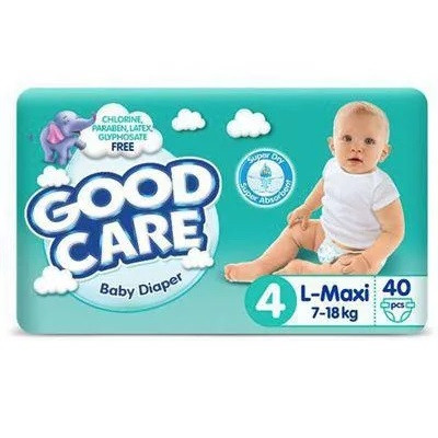 GOOD CARE BABY DIAPER SIZE (4) 40PCS