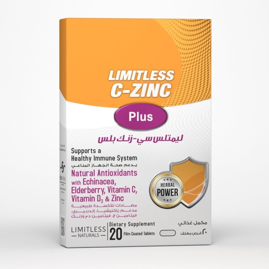 LIMITLESS C-ZINC PLUS 20TAB