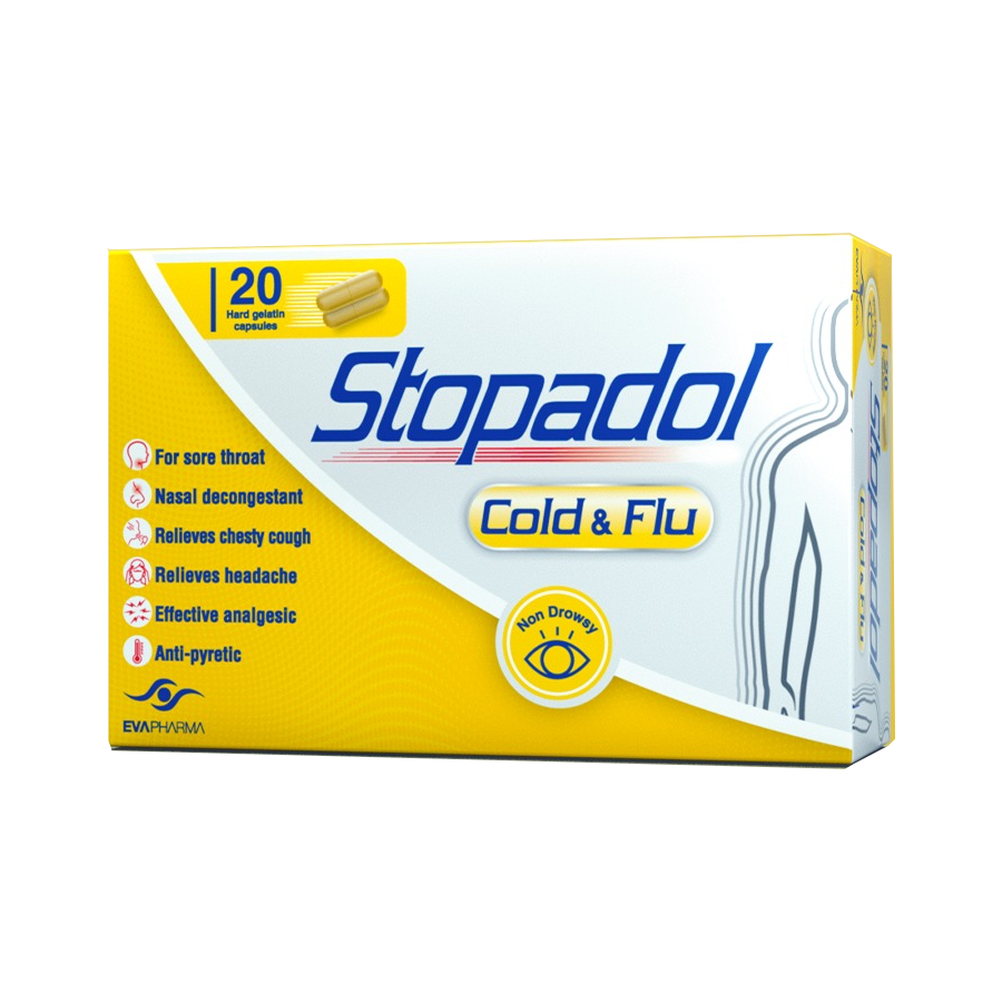 STOPADOL COLD & FLU 20CAP