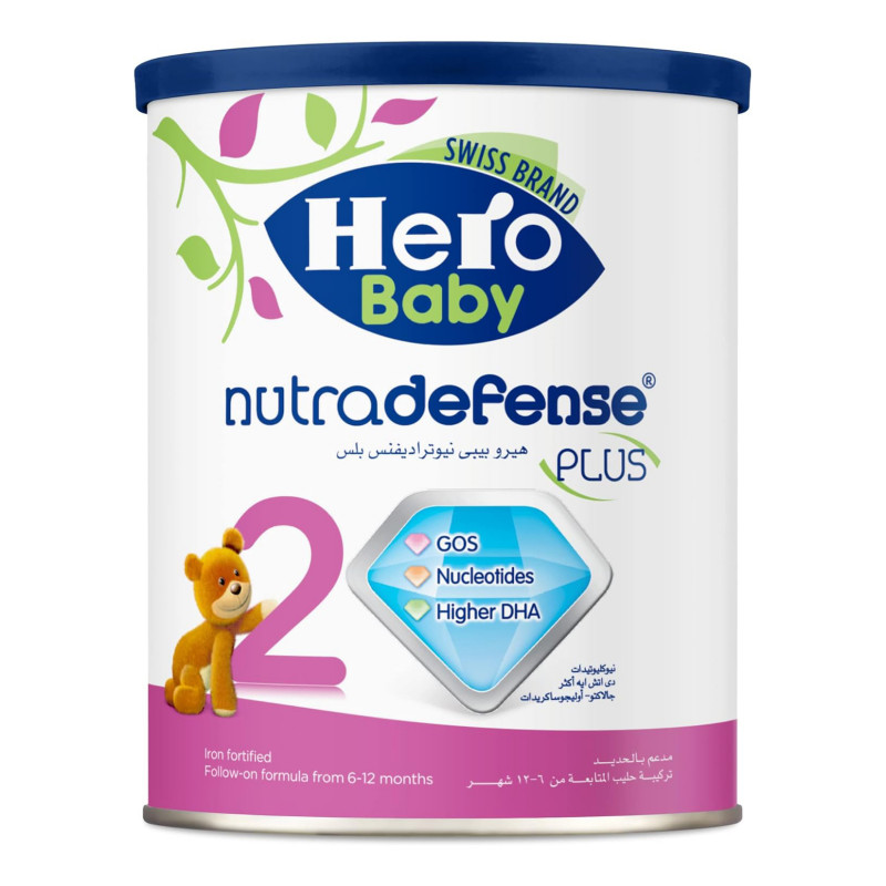 HERO BABY NUTRADEFENSE (2) PLUS MILK 400 GM