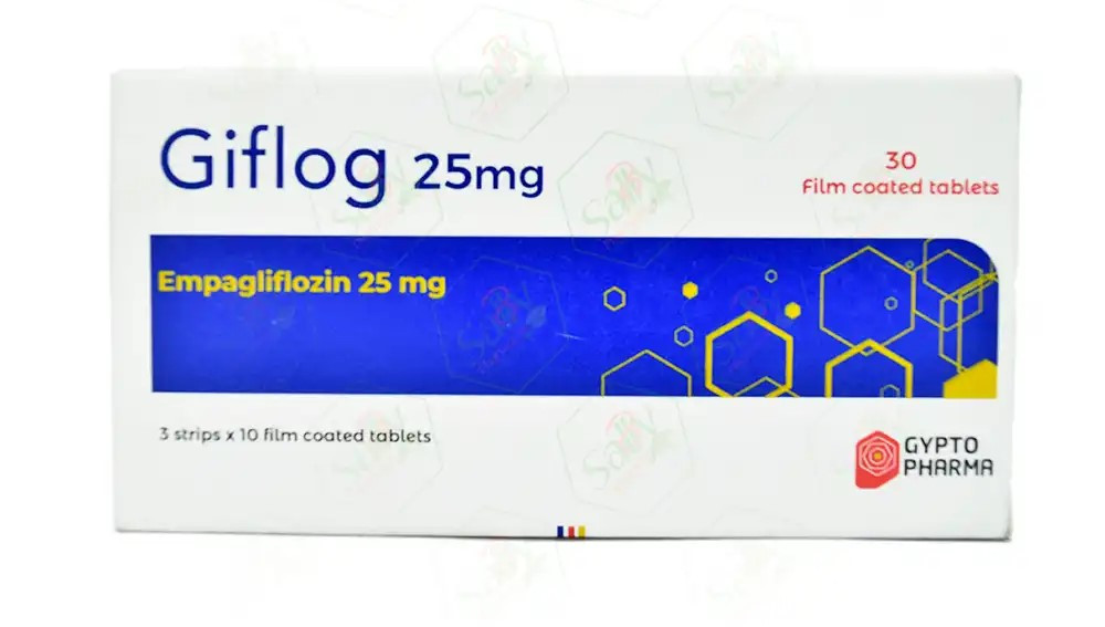GIFLOG 25 MG 30 TAB