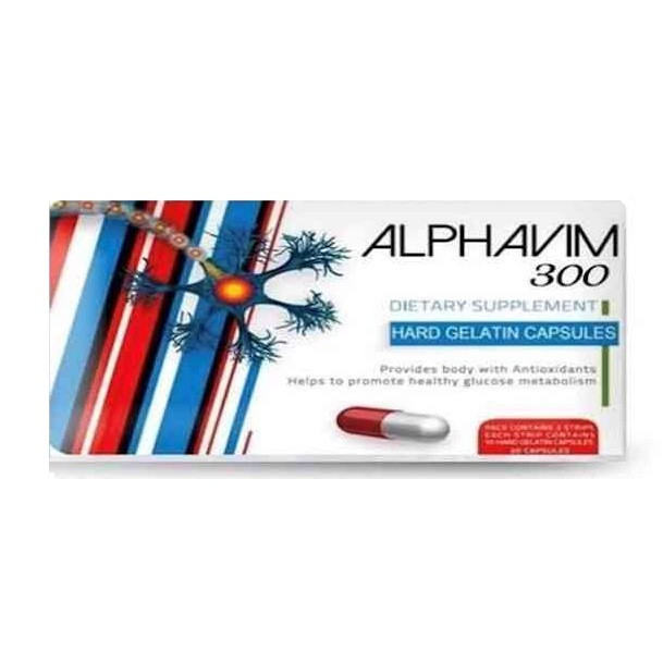 ALPHAVIM 300MG 20CAP