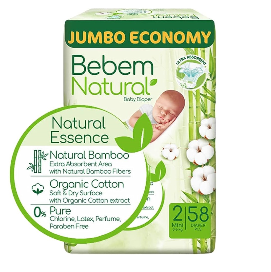 BEBEM NATURAL (2) 58PCS