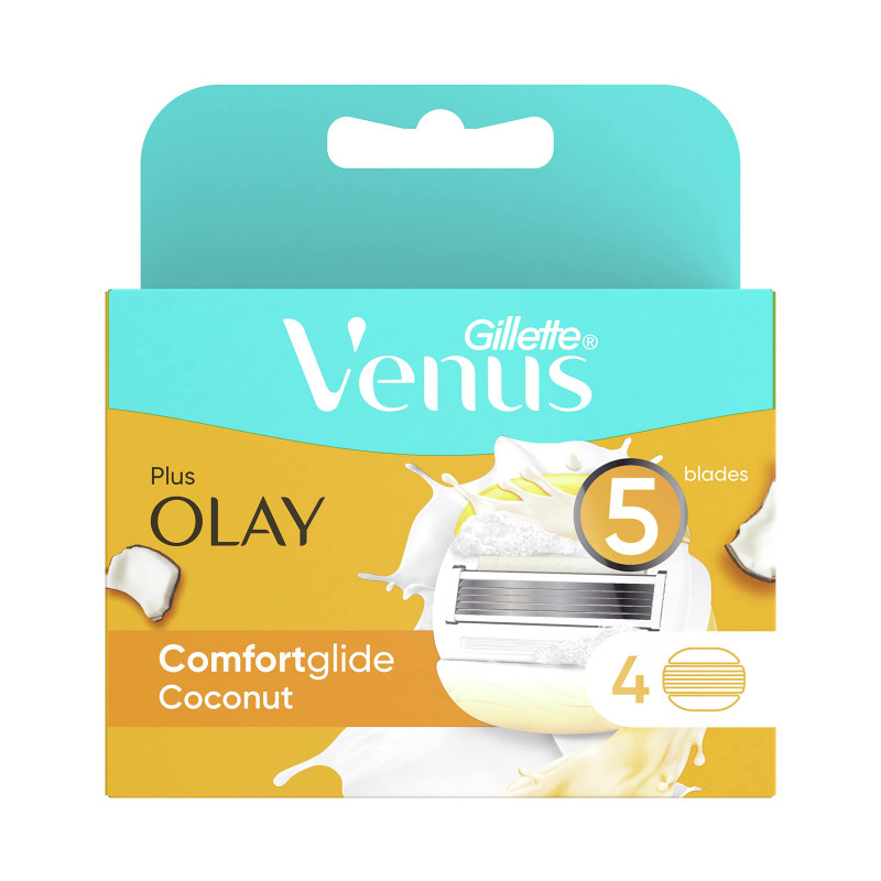 GILLETTE VENUS 5 OLAY BLADES 4PCS