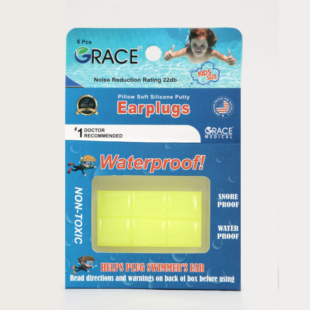 GRACE KIDS SILICONE PUTTY EARPLUGS 6PCS سدادة أذن
