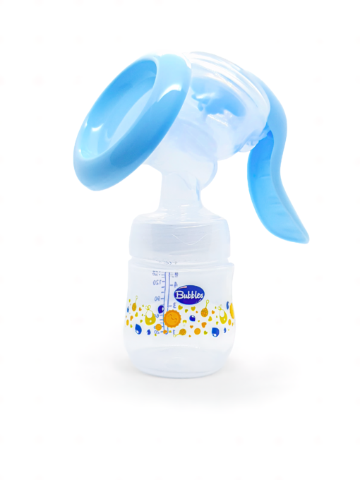 BUBBLES Built-in breast pump with bottle