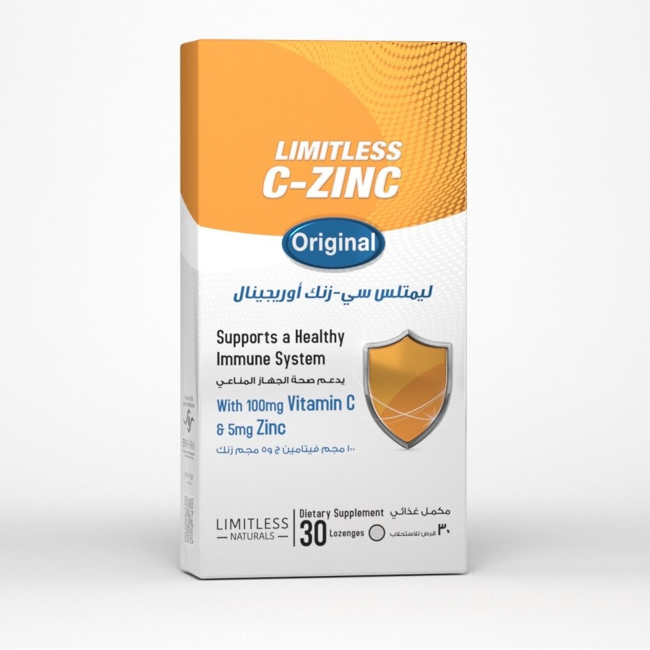 LIMITLESS C-ZINC 30 LOZENGES
