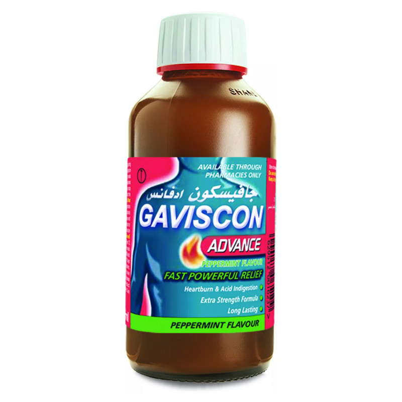 GAVISCON ADVANCE (PEPPERMINT) SYRUP 151ML