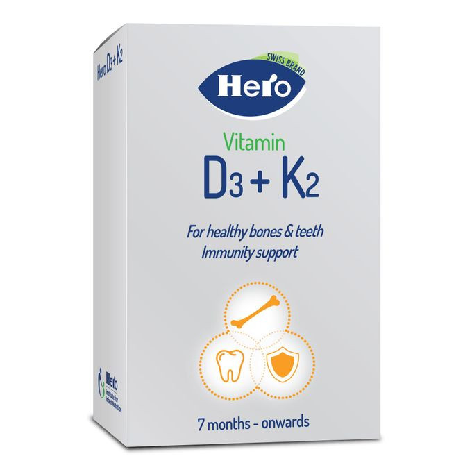 HERO K2+D3 ORAL DROPS 10 ML