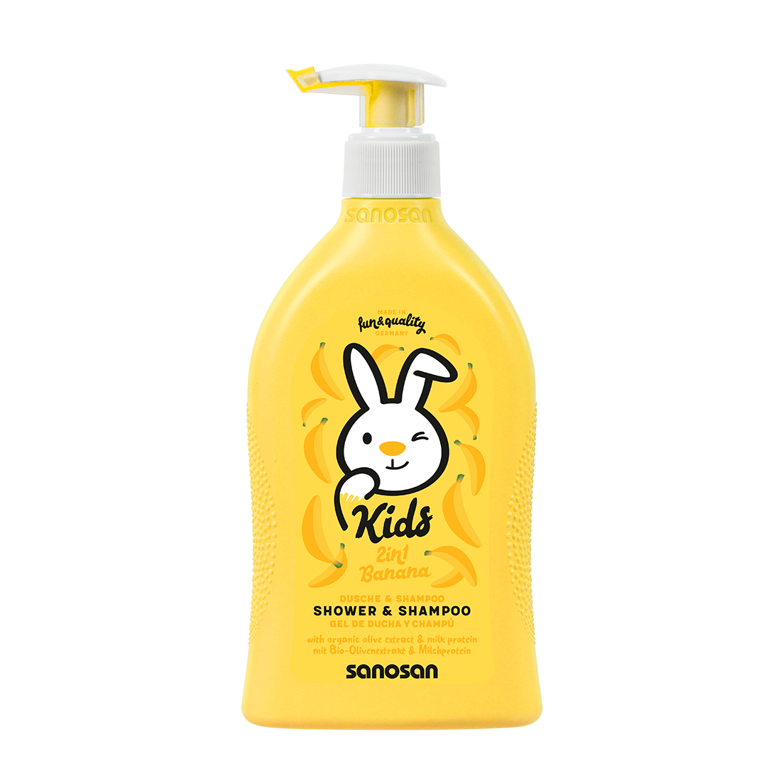 SANOSAN KIDS SHOWER&SHAMPOO BANANA 400ML