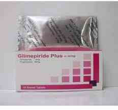 GLIMEPIRIDE PLUS 4/30 MG 30 TAB