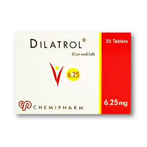 DILATROL 6.25 MG 30 TAB