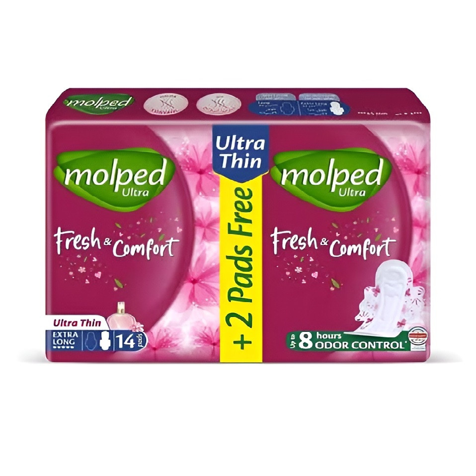 MOLPED ULTRA FRESH&COMFORT EXTRA LONG 14 PADS