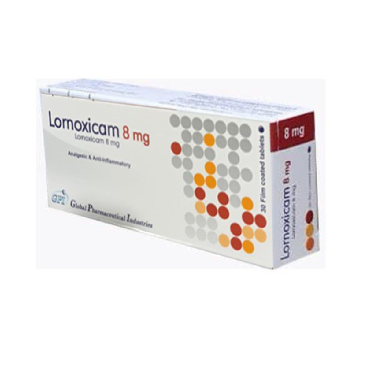 LORNOXICAM 8 MG 30 TAB