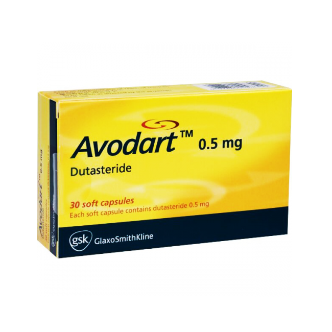 AVODART 0.5 MG 30 CAP