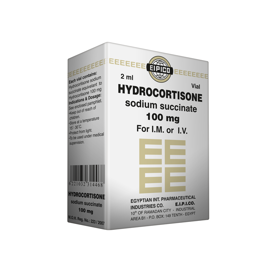 HYDROCORTISONE 100MG 2ML 1/VIAL
