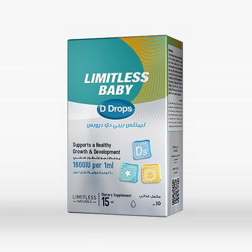 LIMITLESS BABY  D DROPS 15 MG