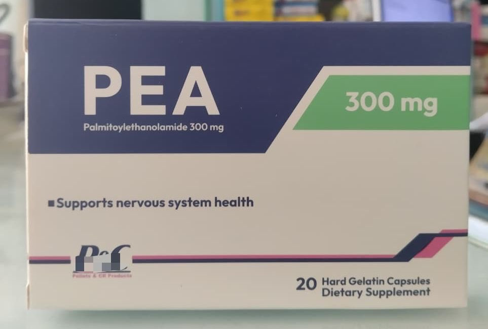 PEA 300MG 20 CAPSULES