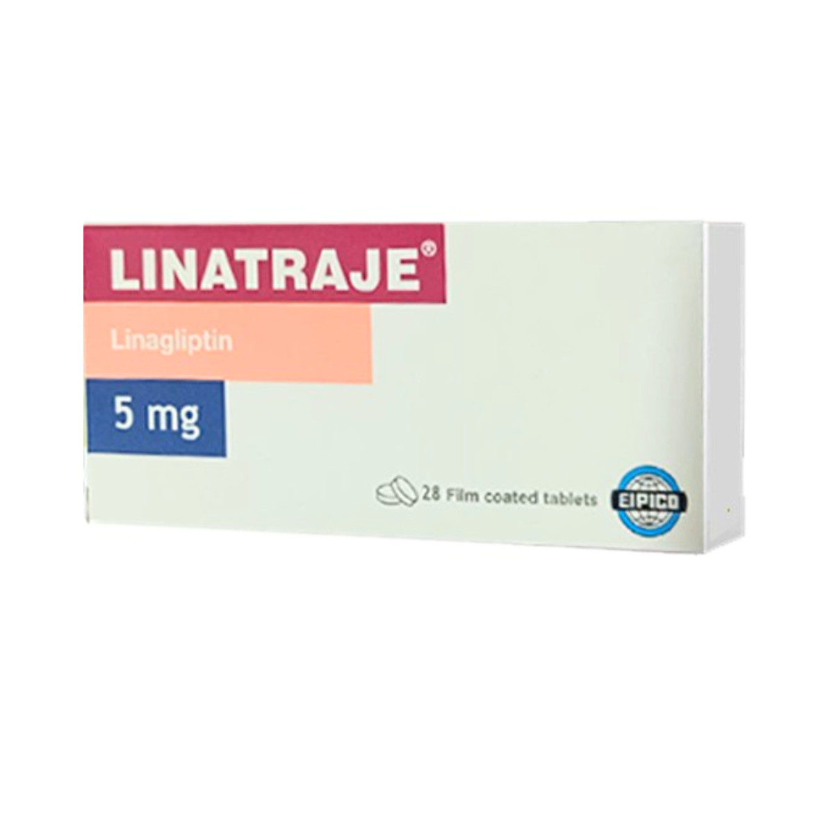 LINATRAJE 5 MG 28 TAB NEW