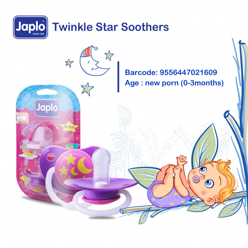 JAPLO SOOTHER TWINKLE STAR NEW BORN 0-3M