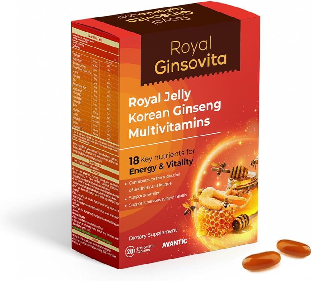 ROYAL GINSOVITA 20 CAP