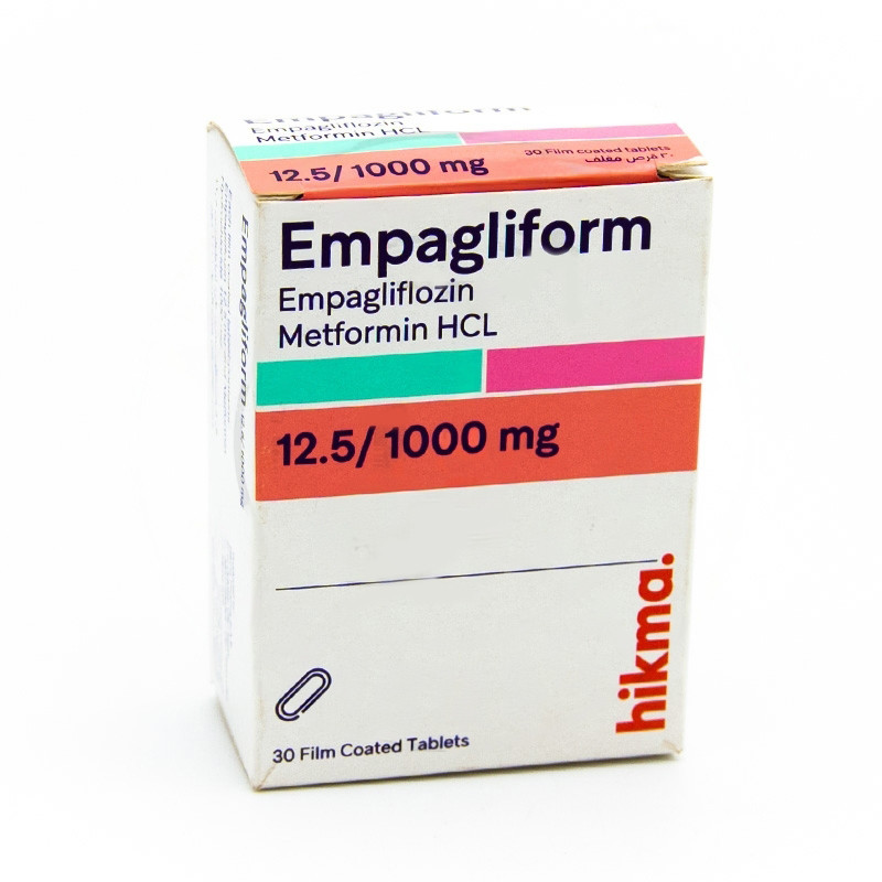 EMPAGLIFORM 1000/12.5 MG 30TAB