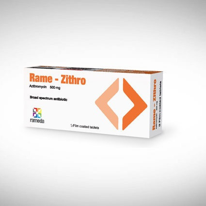 RAME-ZITHRO 500MG 6 tab