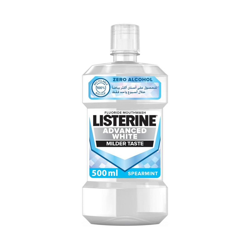 LISTERINE ADVANCED WHITE MOUTH WASH 500ML