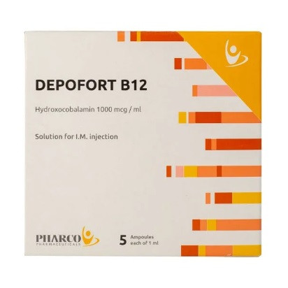 DEPOFORT B12 1MG/1ML 5 AMP