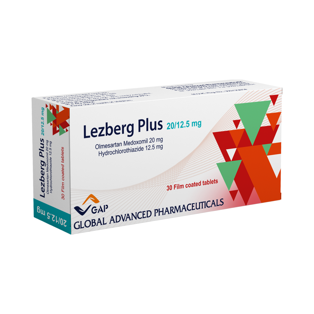LEZBERG PLUS 20/12.5MG 30/TAB