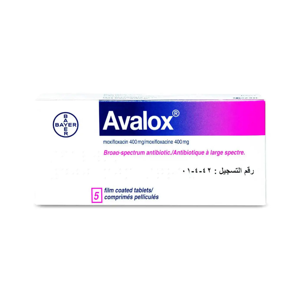AVALOX 400MG 5/TAB