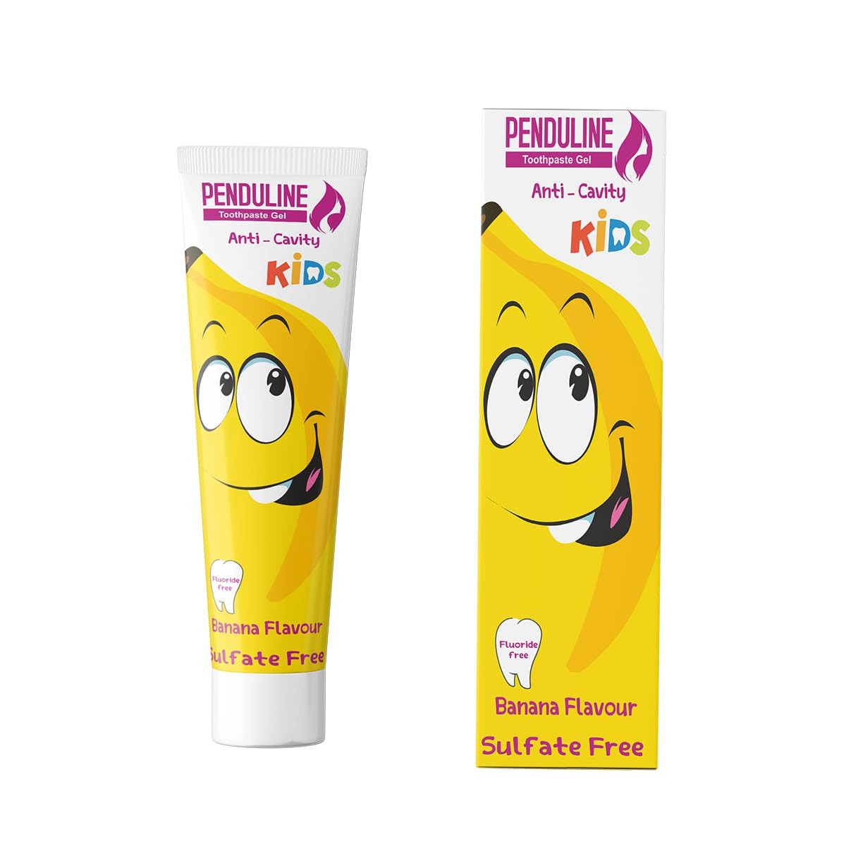 PENDULINE TOOTHPASTE GEL BANANA FLUORIDE 75GM