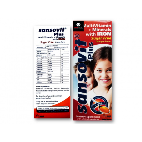 SANSOVIT PLUS IRON MULTI VITAMIN 160ML SYRUP