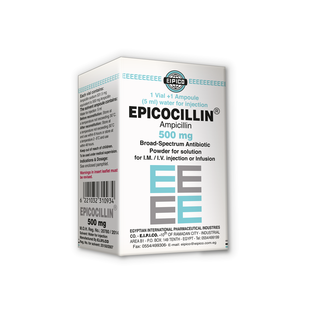EPICOCILLIN 500MG 16CAP