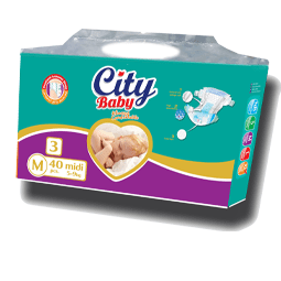 CITY BABY SIZE (3) 40PCS