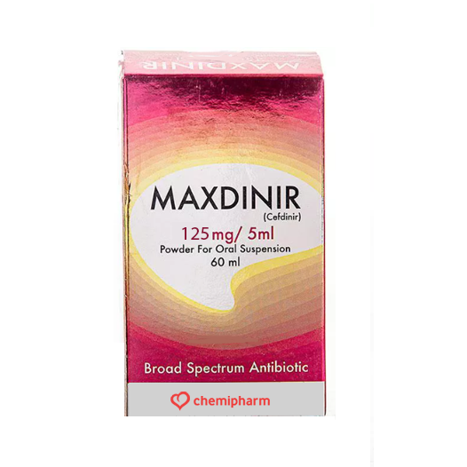 MAXDINIR 125MG SYR 60ML