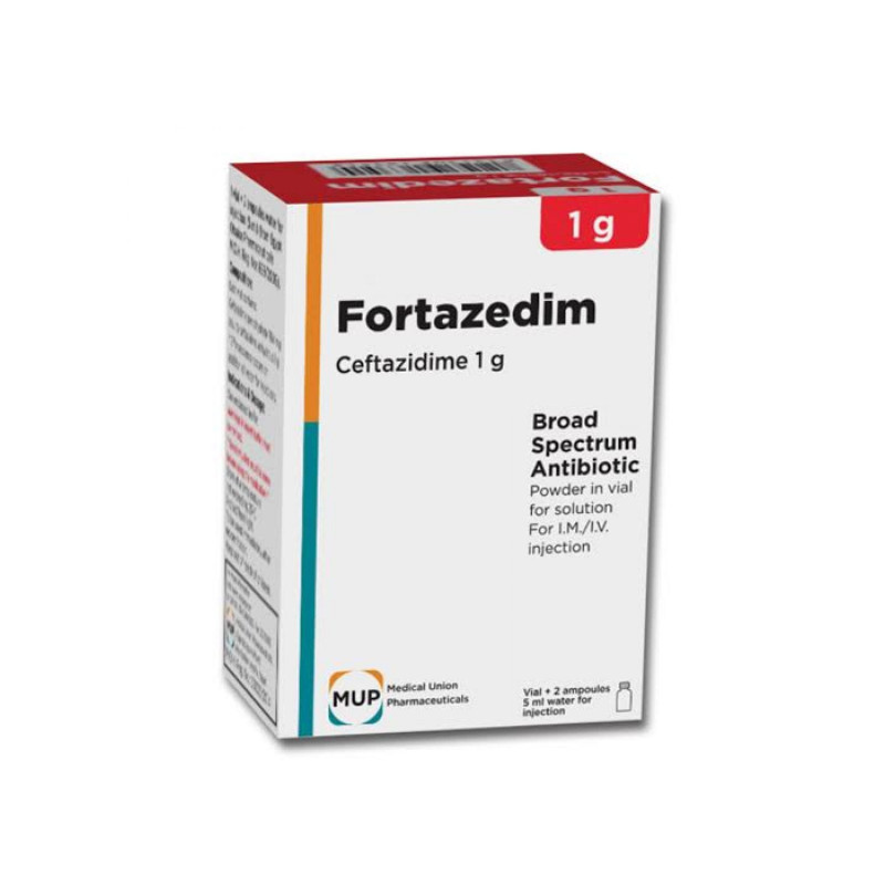 FORTAZEDIM 1 GM 1 VIAL