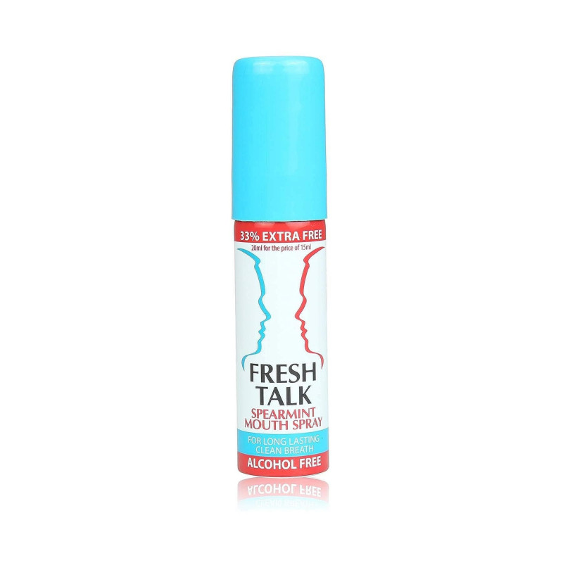 FRESH TALK MOUTH SPRAY ALCOHOL FREE 20ML ازرق