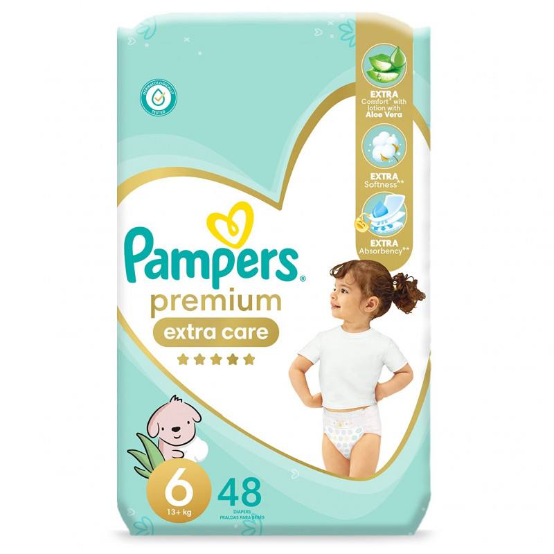 PAMPERS PREMIUM (6) 48PCS