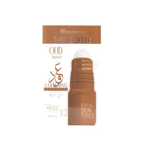MOOD OUD WHITENING DEODORANT ROLL ON 50ML