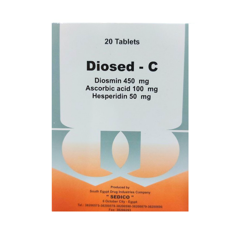 DIOSED-C 500MG 20TAB