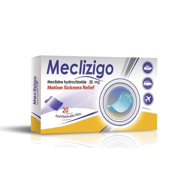 MECLIZIGO 25MG 20 ORAL FILM
