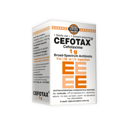 CEFOTAX 1000MG 1VIAL(EIPICO)