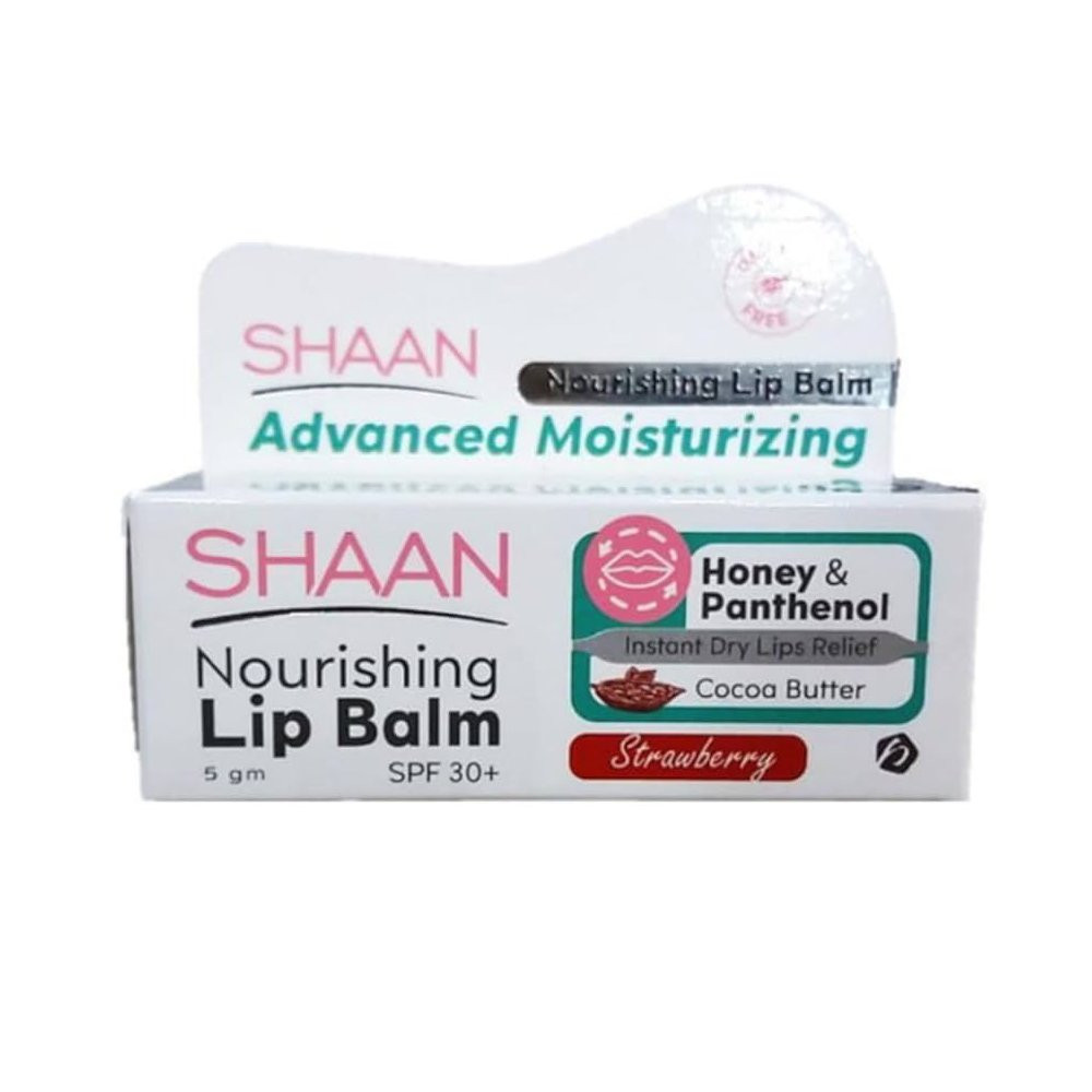 SHAAN NOURISHING LIP BALM STRAWBERRY 5 GM