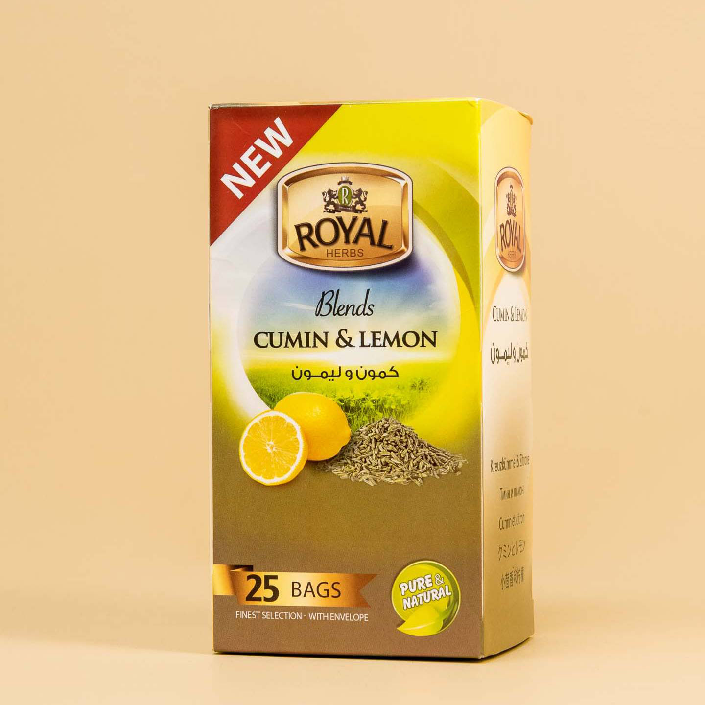 ROYAL BLENDS CUMIN&LEMON 25 BAGS