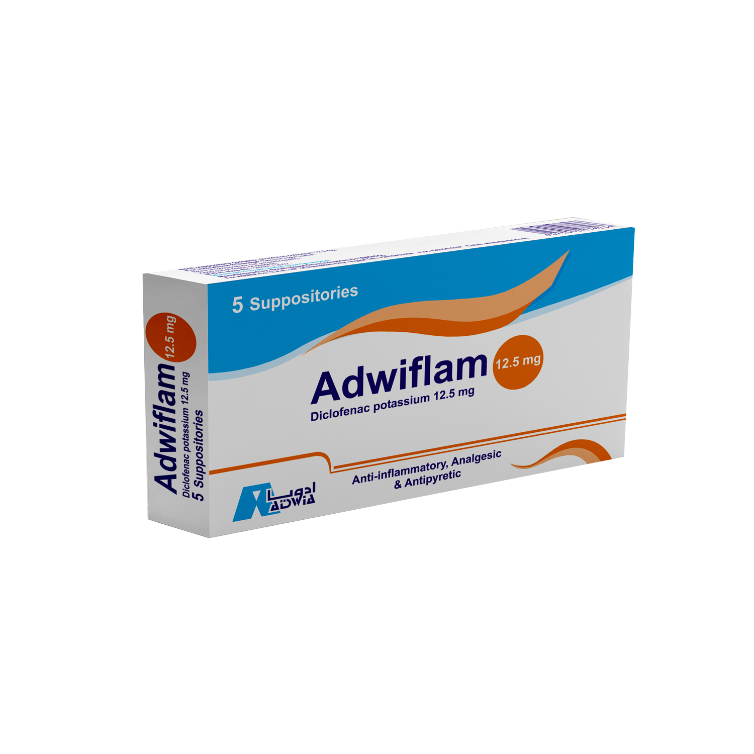 ADWIFLAM 12.5MG 5SUPP
