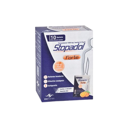 STOPADOL FORTE 1 GM 10 SACH