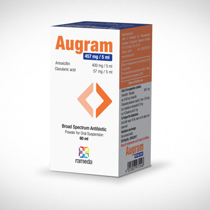 AUGRAM 457MG/5ML SYRUP 60ML