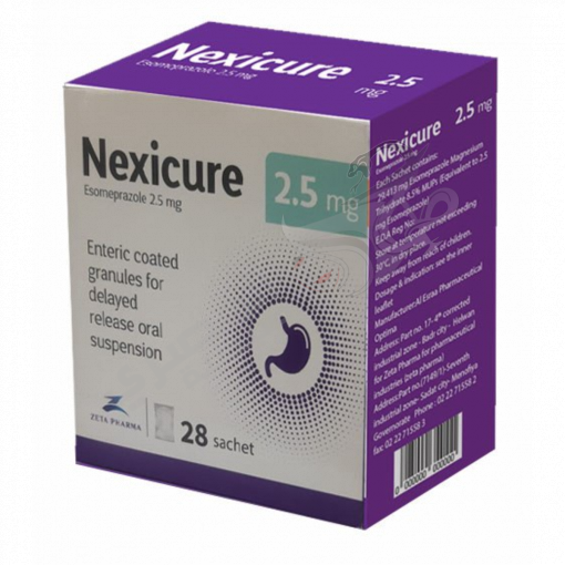 NEXICURE 2.5 MG 28 SACHET